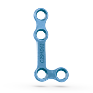 MINI-L Plate| 4 Holes| Stem 12mm| Right